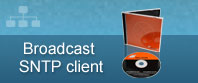 Broadcast SNTP-Client-Software-CD + case